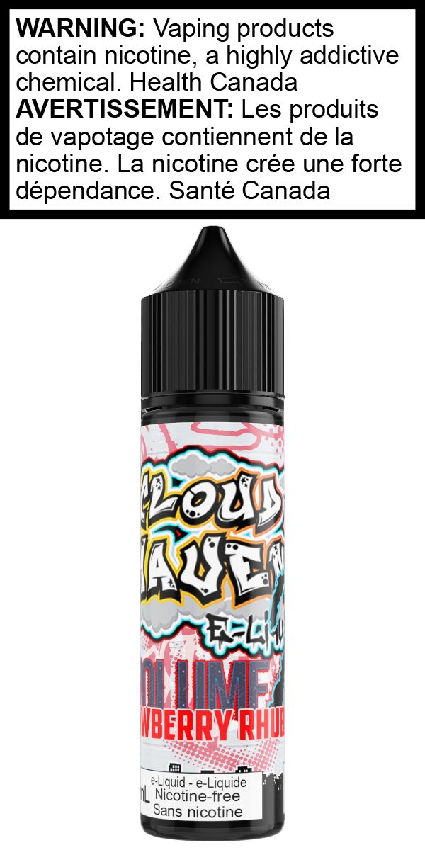 Strawberry Rhubarb, Province: AB/MB/ON, Size: 60mL 0mg