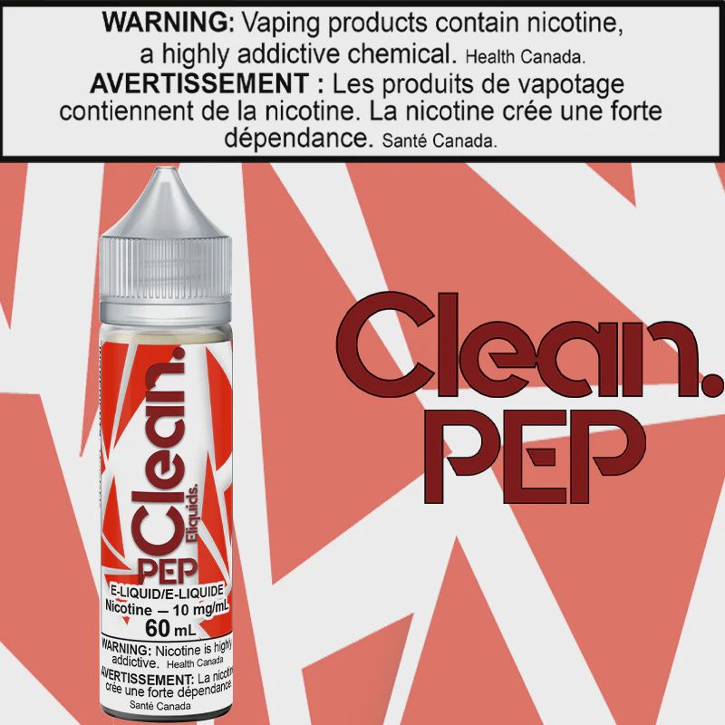 Clean - Pep - SALT - AB/MB/ON, Size: 60mL 10mg