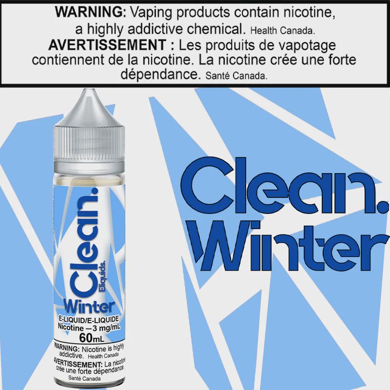 Clean - Winter - AB/MB/ON, Size: 60mL 3mg