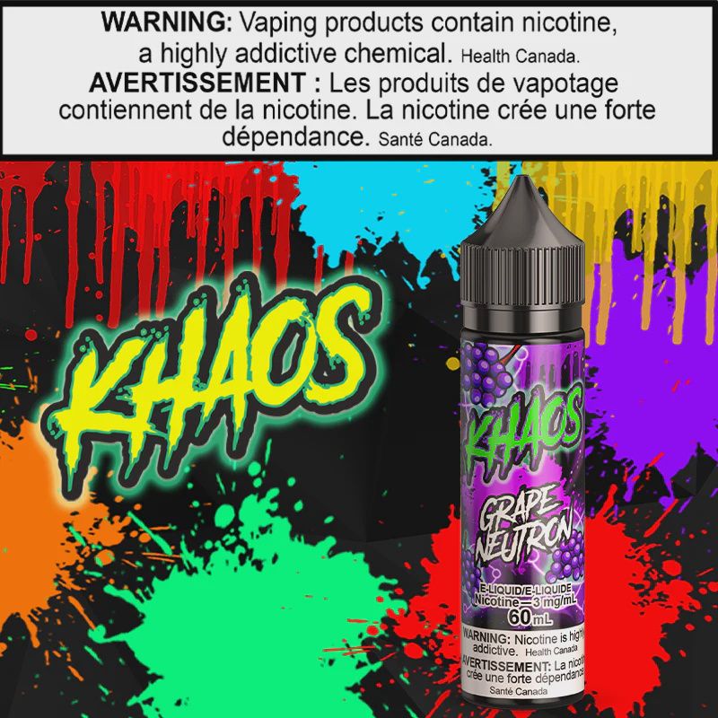 Khaos - Grape Neutron AB/MB/ON, Size: 60mL 3mg