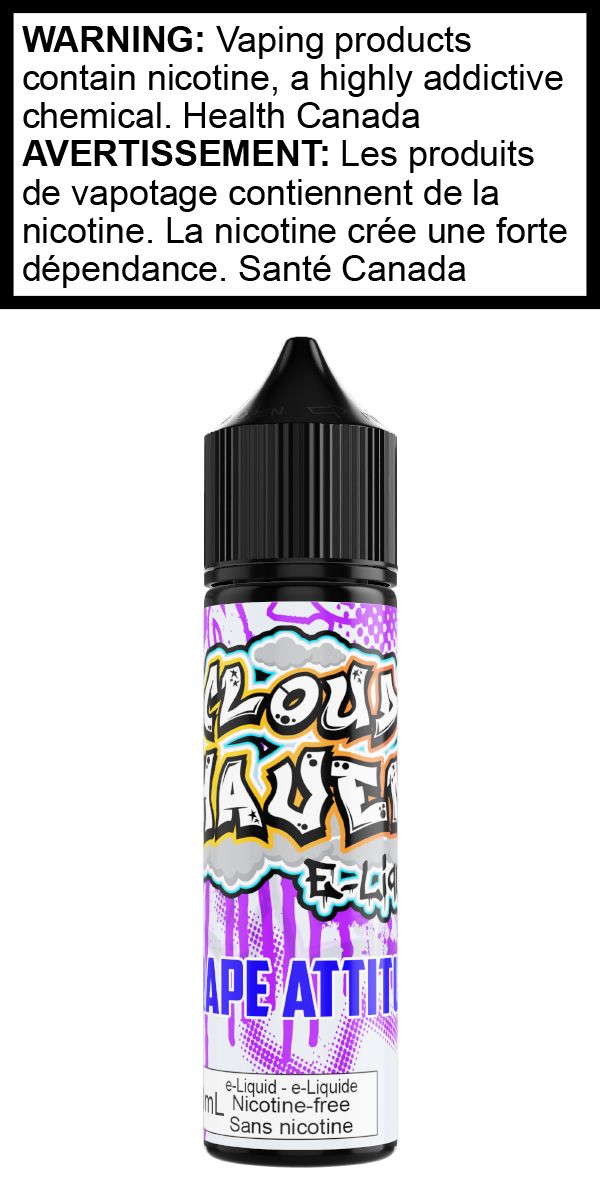 Grape Attitude, Province: AB/MB/ON, Size: 60mL 0mg