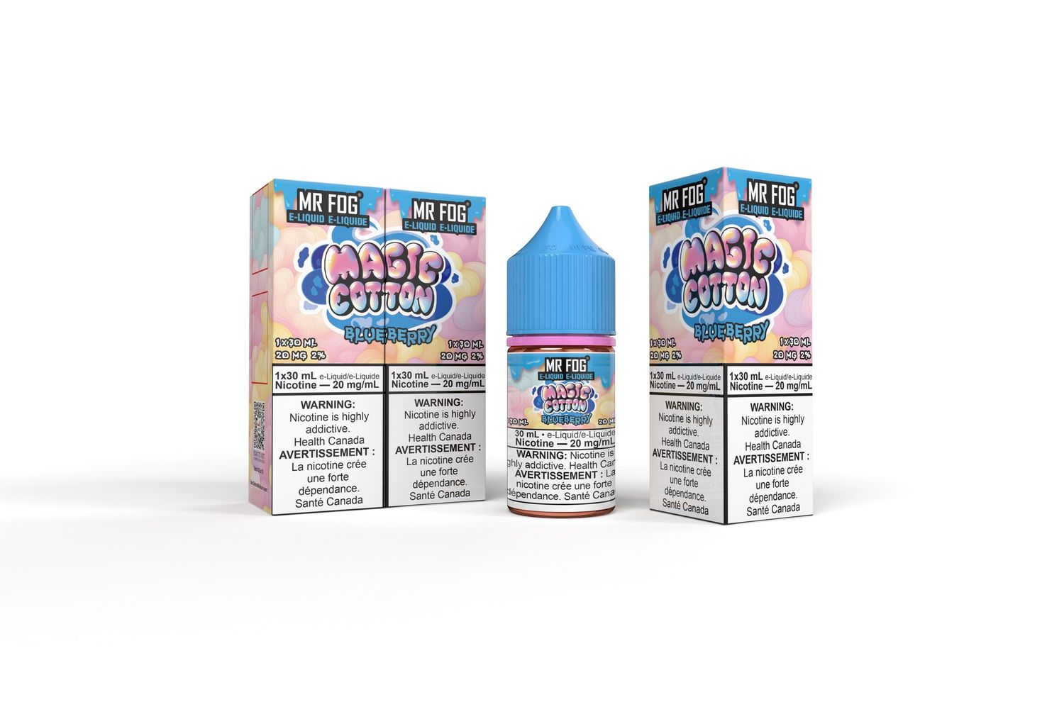 Mr. Fog - Magic Cotton - AB/MB/ON, Size: Blueberry 30mL 20mg
