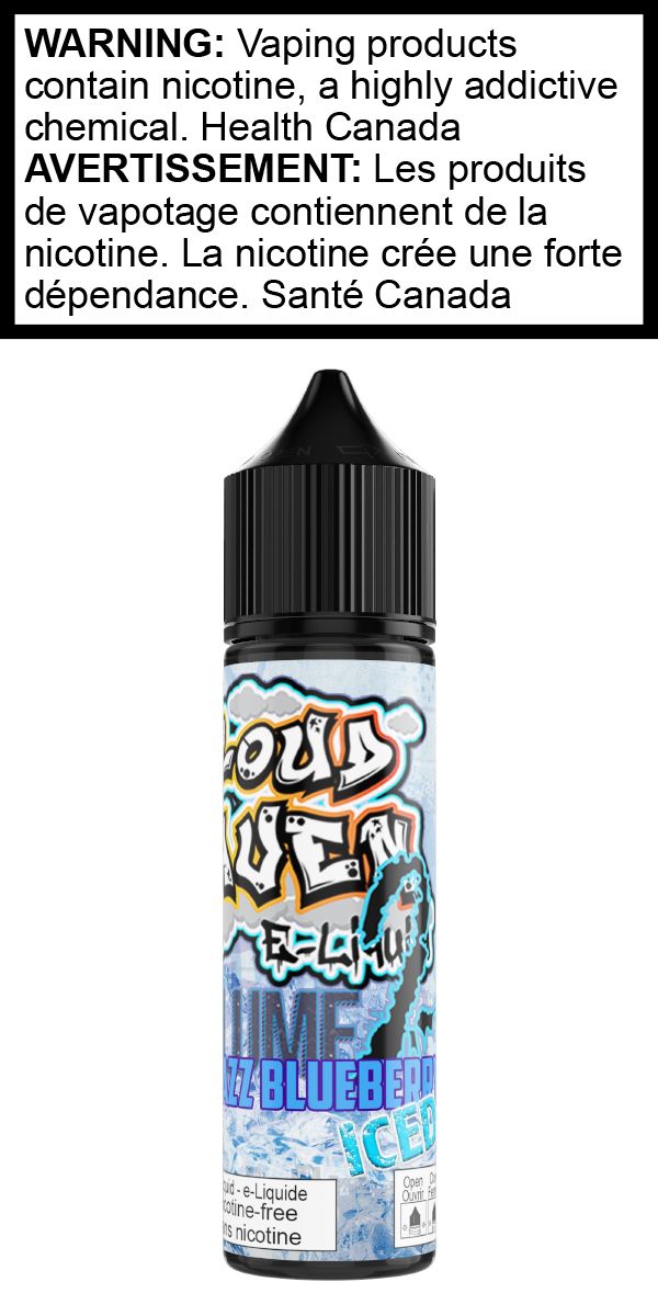 Black Razz Blueberry ICED, Province: AB/MB/ON, Size: 60mL 0mg