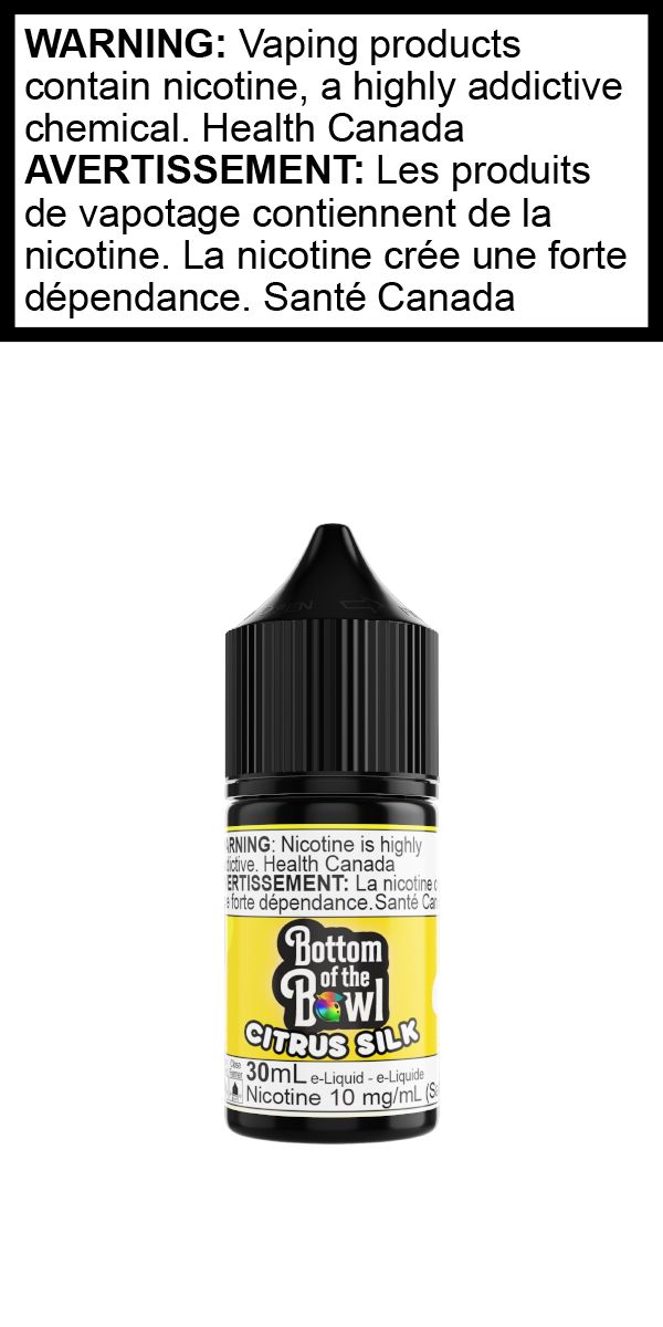 Citrus Silk SALT, Province: AB/MB/ON, Size: 30mL 10mg