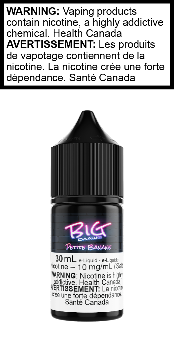 Big Daawg - Petite Banane SALT, Province: AB/MB/ON, Size: 30mL 10mg
