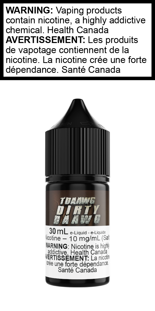 T-Daawg - Dirty Daawg SALT, Province: AB/MB/ON, Size: 30mL 10mg