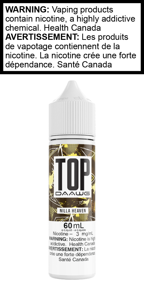 Top Daawg - Nilla Heaven, Province: AB/MB/ON, Size: 60mL 0mg
