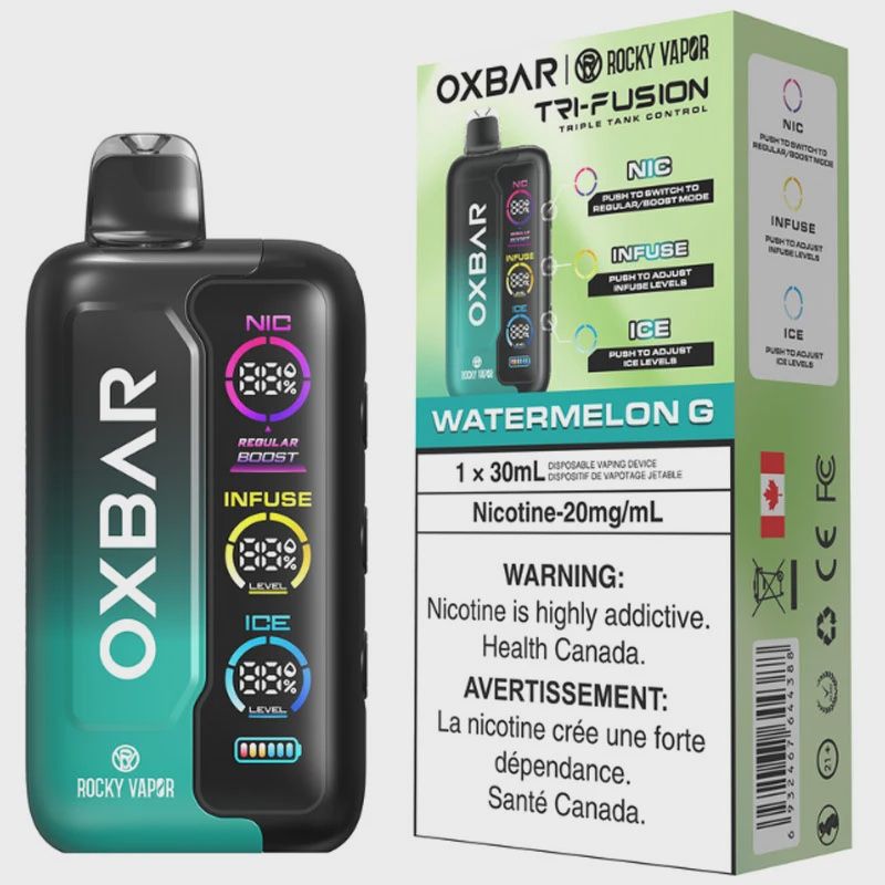 Oxbar - Tri Fusion, Flavor: Watermelon G 20mg