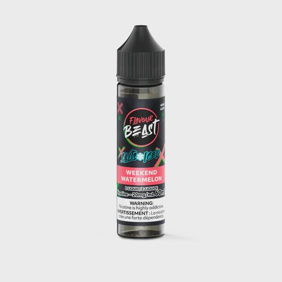 Flavour Beast E-liquid SALT, Flavor: Weekend Watermelon 20mg 60mL