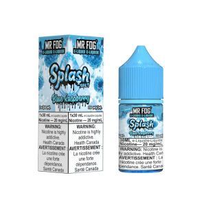 Splash E-Liquid by Mr Fog AB ONLY, Flavor: Blue Raspberry 20mg, Size: 30mL