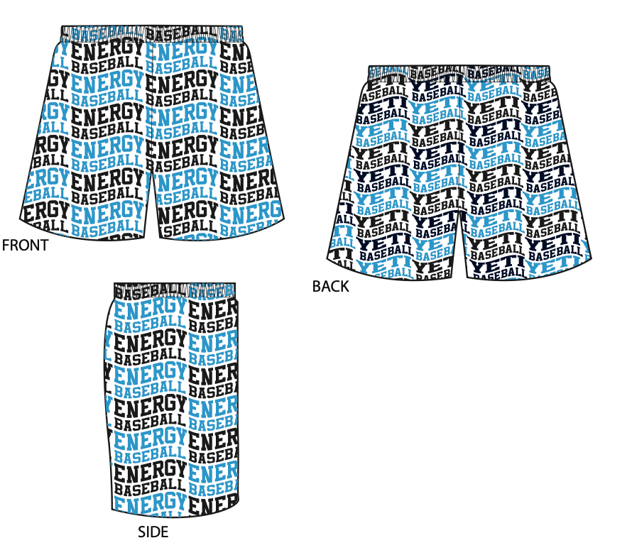 Energy Sublimated Shorts