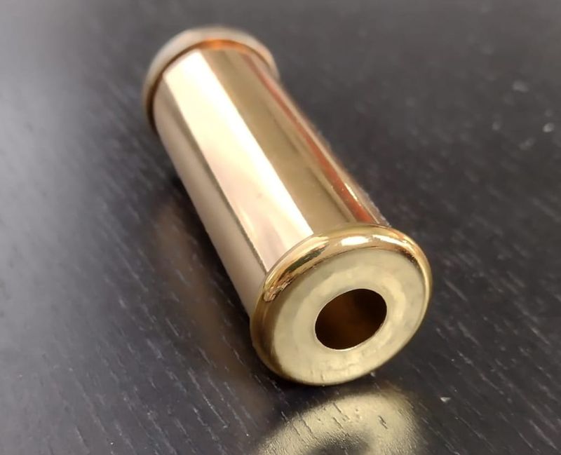 Rurka metalowa, element wykończeniowy lampy, kolor złoto