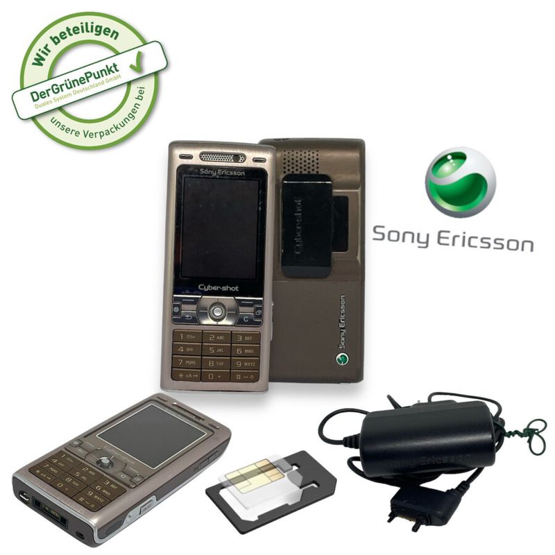 Sony Ericsson Cyber-shot K800i - Braun - Sehr guter Zustand - viele Extras.