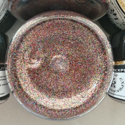  RAINBOW Holographic  ULTRA FINE GLITTER POWDER 20g 1/128 particle  size