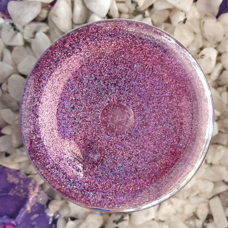 GLAMOUR PINK ULTRA FINE GLITTER POWDER 20g 1/128 particle  size