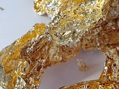 GENUINE GOLD LEAF 2G ( fda, edible)