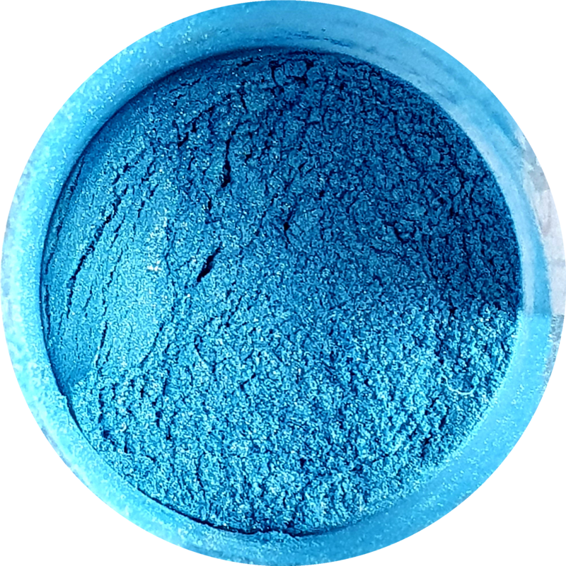 Blue Gold NEW Pearlescent Pigment Powder 50ml two tone 