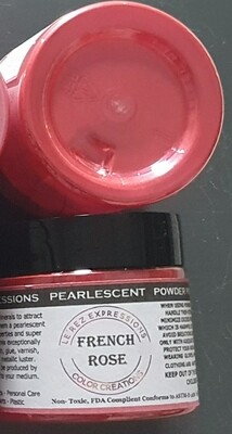  FRENCH ROSE Pearlescent Pigment Powder 50ml ( Transparent)