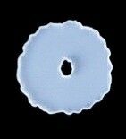 ROUND GEODE SHAPED SILICONE MOLD ( with hole) 1 PIECE. Buy more to save $$
