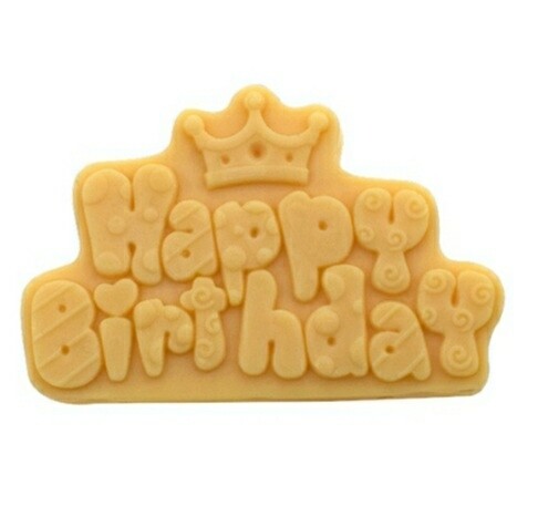 HAPPY BIRTHDAY SILICONE MOLD /DIY, Cake Decorations 