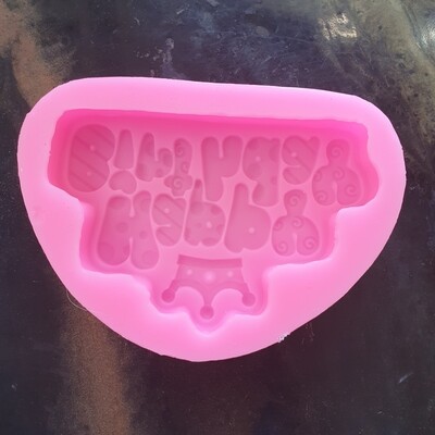 HAPPY BIRTHDAY SILICONE MOLD /DIY, Cake Decorations 