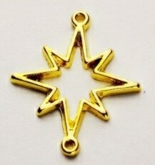 METAL FRAME STAR SHAPE/ Resin Casting/ Jewelry making/ earrings,  pendant, BRACELET 