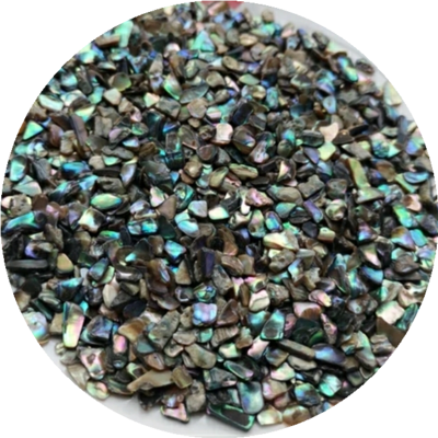 NATURAL ABALONE CRUSHED POLISHED SHELL CHIPS 100g