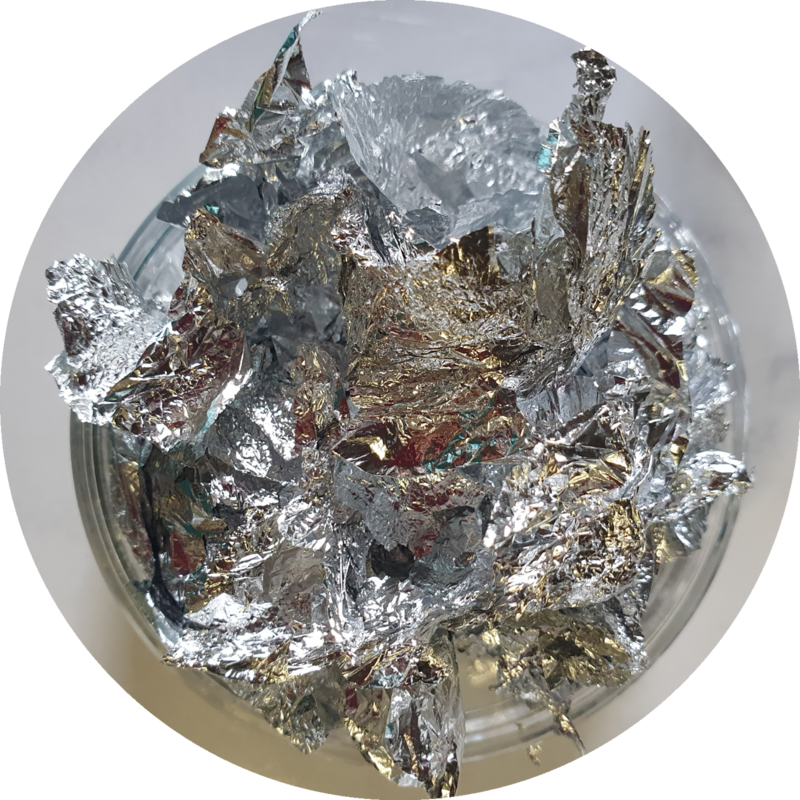 GENUINE SILVER LEAF 2G ( fda, edible)