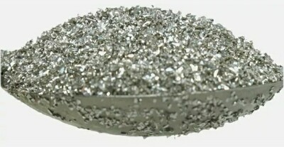 DIAMOND DUST GLASS GLITTER 30G jar SILVER.