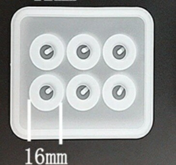 Bead mold 16mm for jewellery,  Pandora Bracelet, necklace...