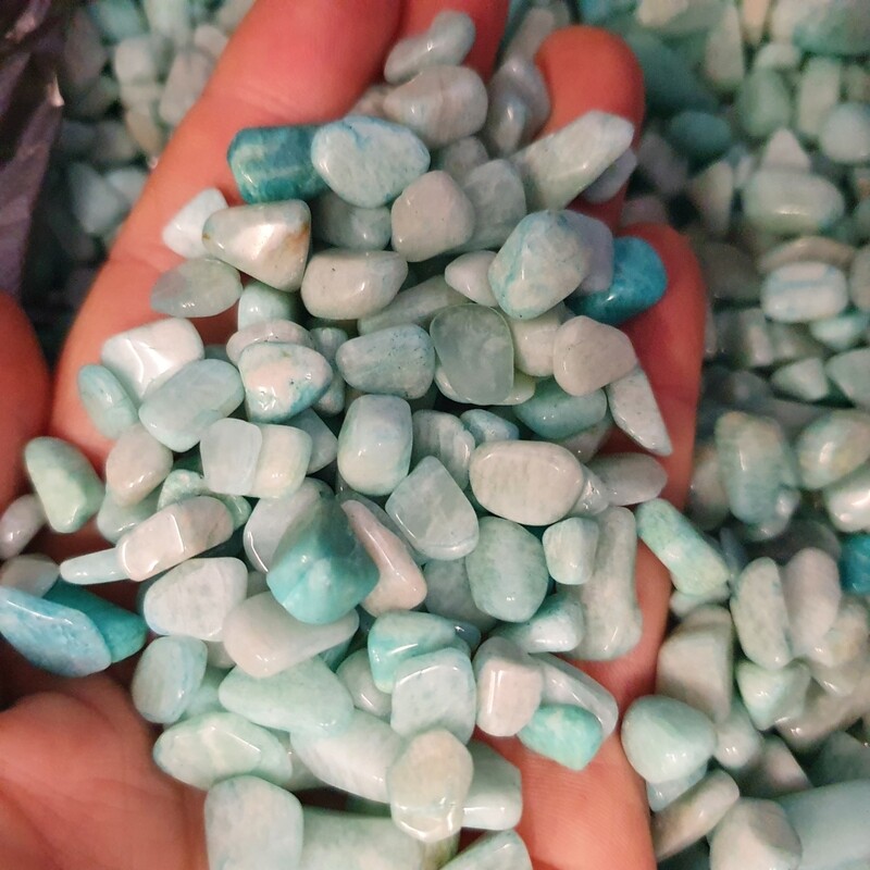 AMAZONITE POLISHED GEMS CHIPS 100g bag