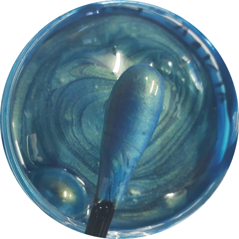 AQUA GOLD Pearlesque Epoxy Pigment Paste 50g (T)