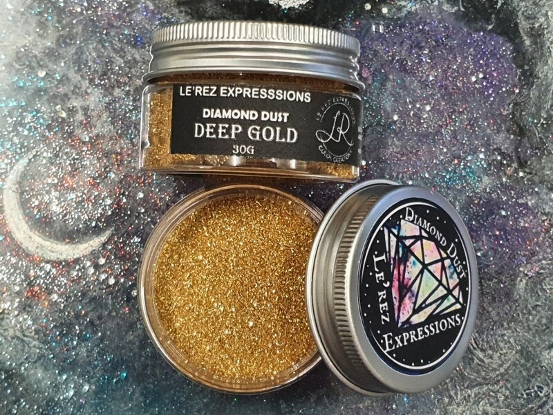 DIAMOND DUST GLASS GOLD 30G jar DIAMOND DUST GLASS GOLD 30G jar