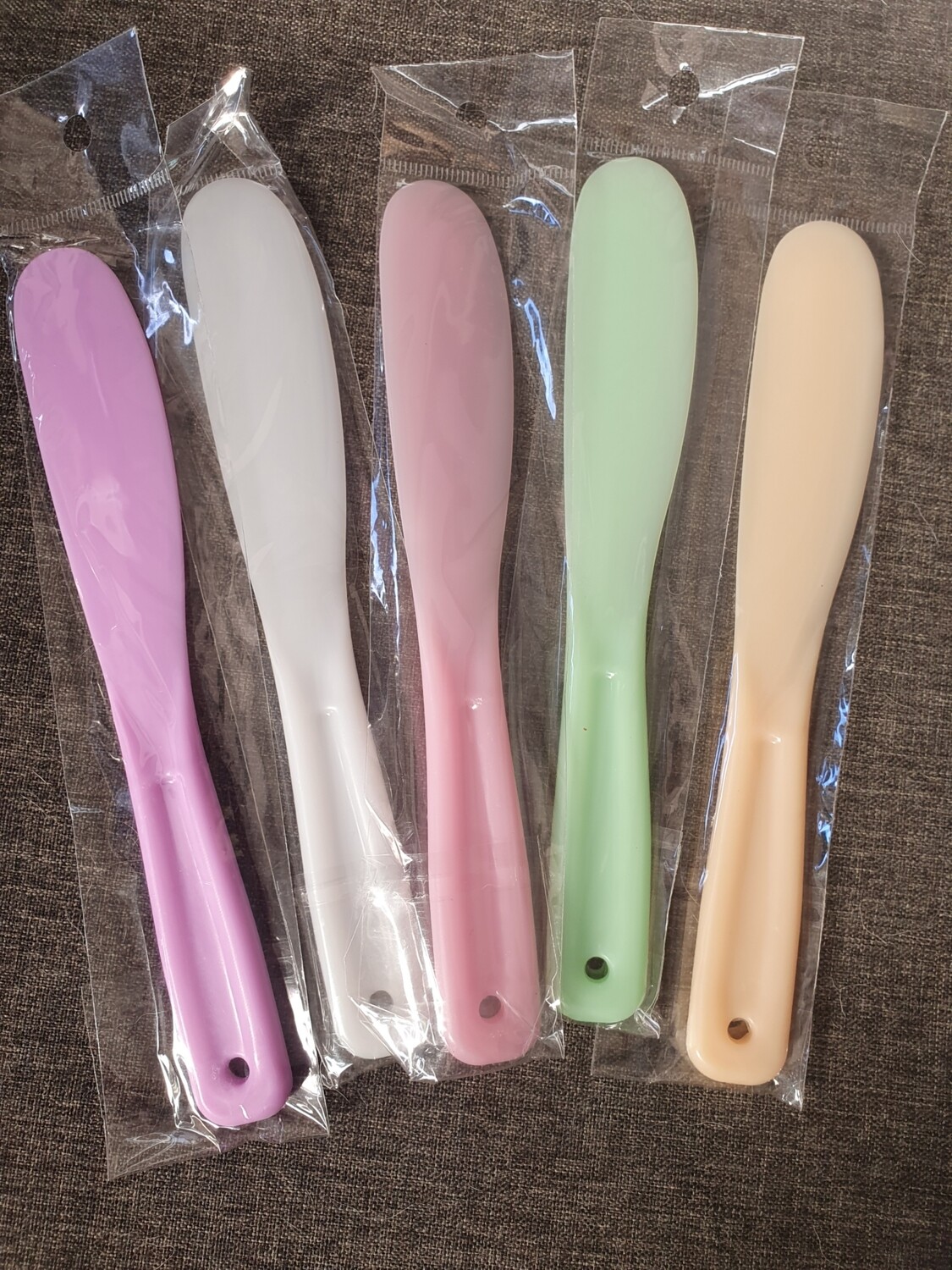 Reusable Large Firm Silicone Stirrer/ Palette knife 20.5cm SET OF 5