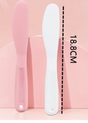 Reusable Medium size Firm Silicone Stirrer/ Palette knife 18.8 cm SET OF 6