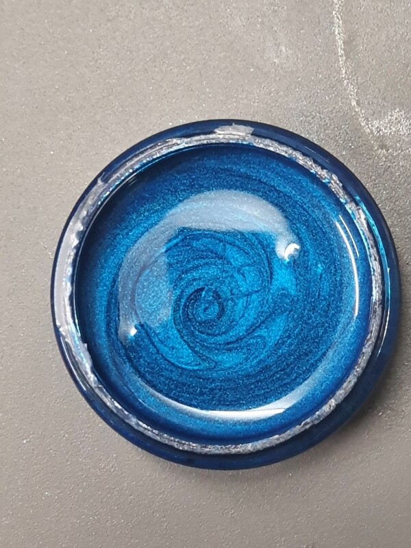 Electric Blue Metallic Epoxy Paste 50g (S/O)