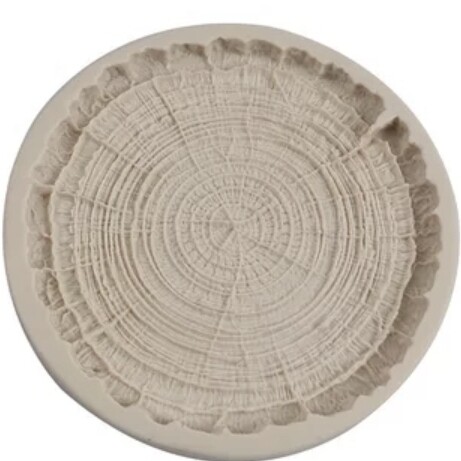 TREE RING SILICONE COASTER MOLD 