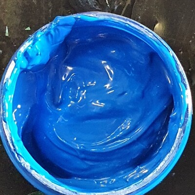 FLURO (NEON) BLUE Epoxy Paste 50g