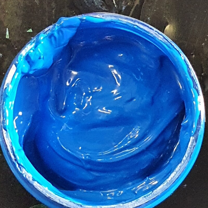 FLURO (NEON) BLUE Epoxy Paste 50g
