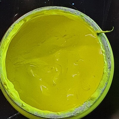 FLURO (NEON) YELLOW Epoxy Paste 50g