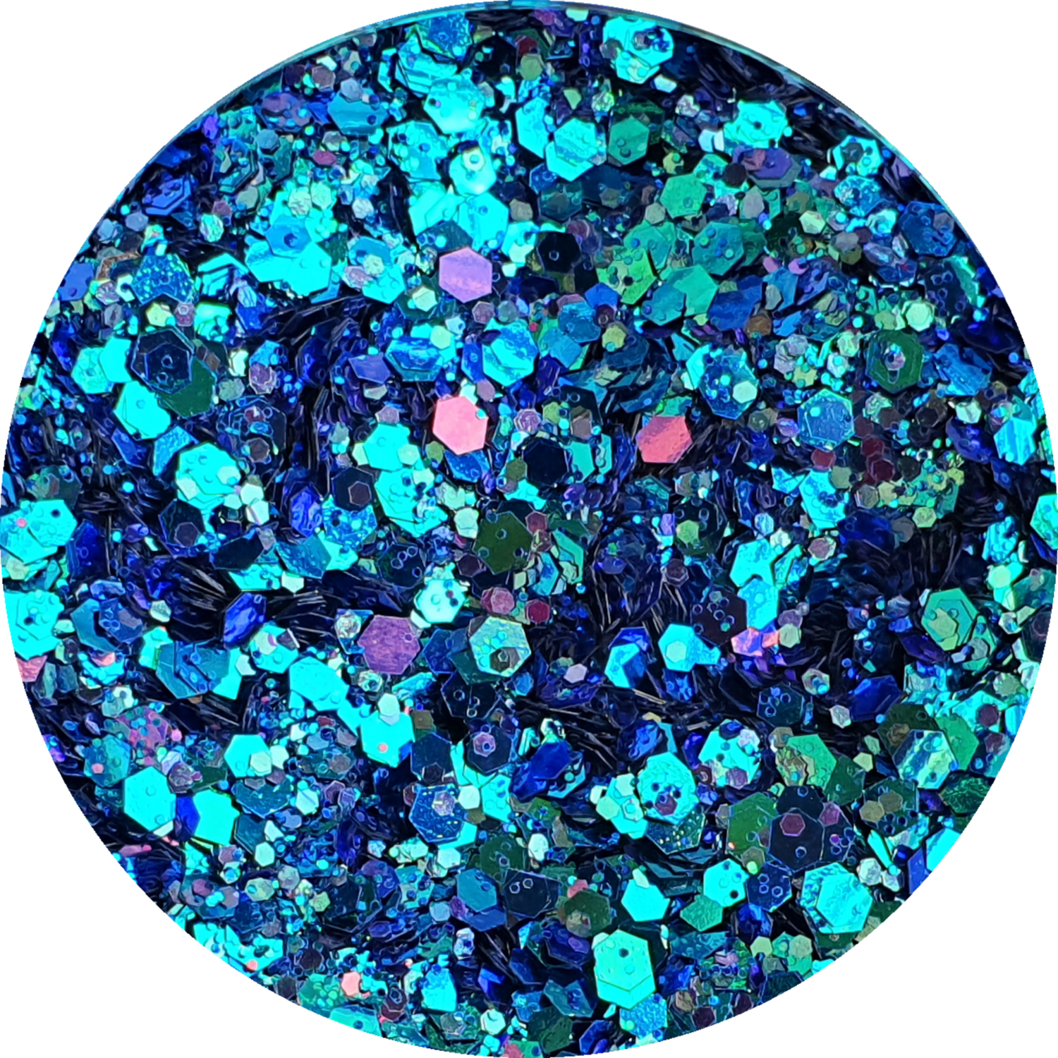 Chameleon Glitter  BLUE/PURPLE/INDIGO/TEAL 30g window ziplock bag