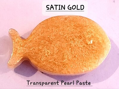 SATIN GOLD Pearl Epoxy Pigment Paste 50g NEW! (T)