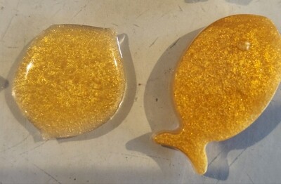 ZESTY YELLOW Pearl Epoxy Pigment Paste 50g NEW! (T)