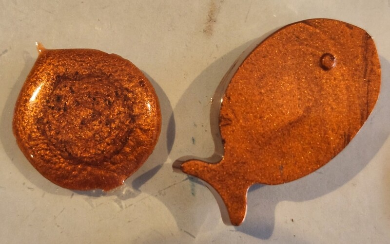 Copper sparkly Metallic Epoxy Paste 50g (O) NEW