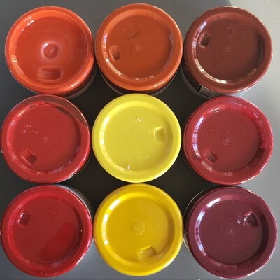 AUSSIE SUNSET COLOURS SET OF 9 EPOXY PASTES.You choose your colours. Read description for details 