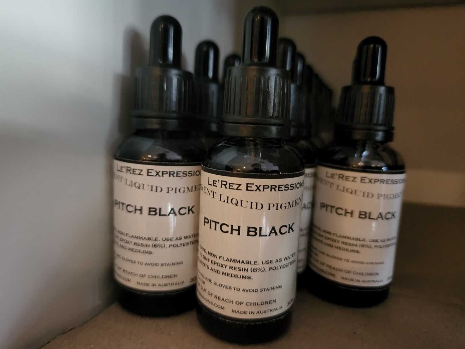 PITCH BLACK Transparent Liquid Pigment 30ml/ 1 oz