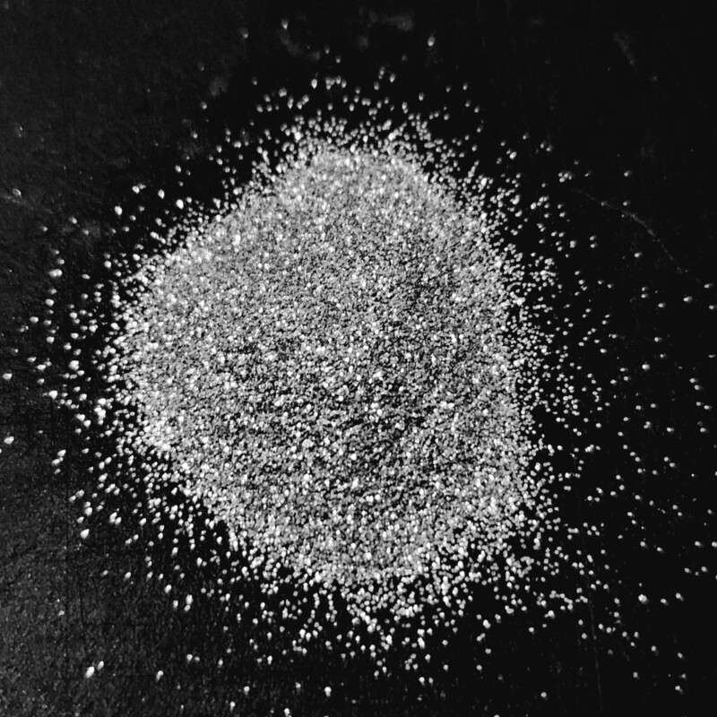 ALUMINIUM SILVER ULTRA FINE GLITTER POWDER 20g grade 0.008