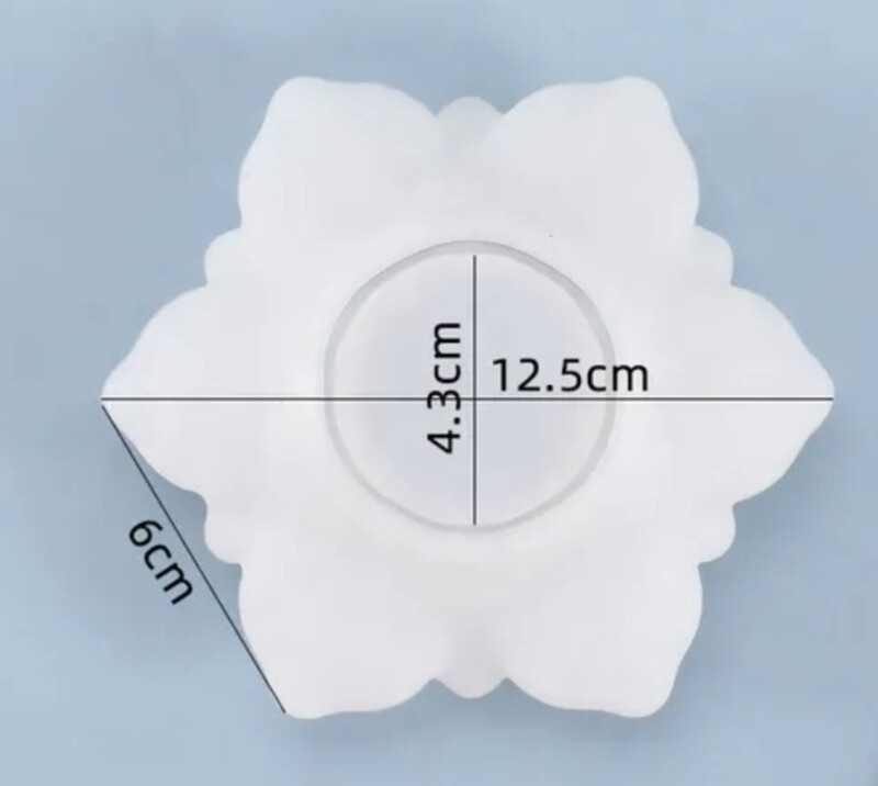 LOTUS FLOWER CANDLE HOLDER SILICONE MOLD 