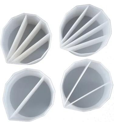 MULTY GRID POURING SILICONE CUP/ SET OF 4