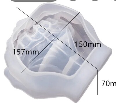 CUPPED HANDS BOWL, TRINKET SILICONE MOLD